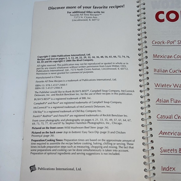 Rival Crock Pot Slow Cooker Favorites - Picture 4 of 6